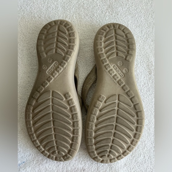 CROCS Women's Beige Sandals - Picture 10 of 11